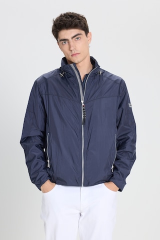 AC&Co / Altınyıldız Classics Erkek Lac Standart Fit Normal Kesim Dik Yaka Mont Lac Lacivert