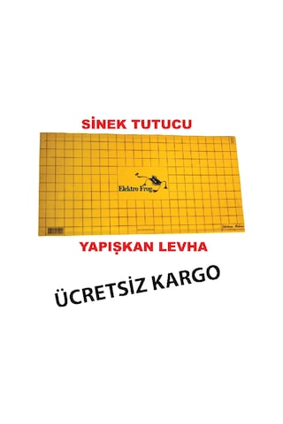 Sinek Tutucu-Öldürücü Yapışkan Bant-Seçenekli Ebatlarda 10 Adet