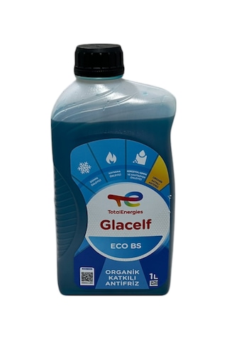 Total Glacelf Eco Bs Organik Katkılı 4 Mevsimlik Mavi Antifriz 1 Litre