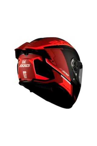 Axxis Hawk Evo Sv Titan B5 Motorcu Kaskı Kırmızı Siyah