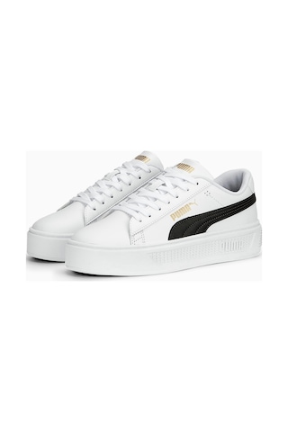 Puma Smash Platform V3 Kadın Sneaker Beyaz/siyah