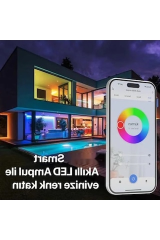 Akıllı Wi-fi Rgb Led Ampul, Mobil Uygulama İle Kontrol Edilir