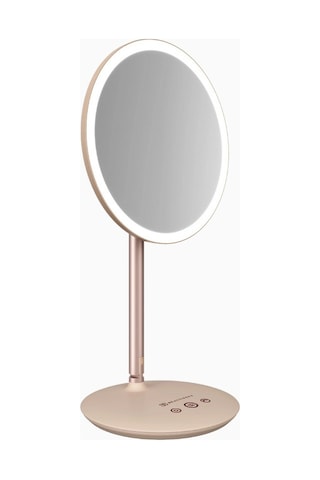 Beautifect Glow Flex Zoom 3 Kat Büyütmeli Lüks Makyaj Aynası Makyaj Aynaları Bej