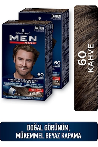 Schwarzkopf Men Perfect Saç Boyası 60 - Kahve X 2 Adet