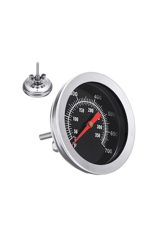 350 Derece Paslanmaz Çelik Barbekü Izgara Fırın Termometre Sıcaklık Ölçer