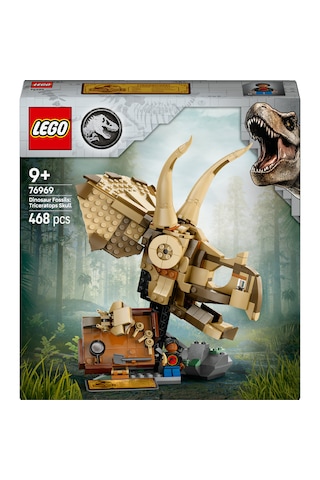 LEGO® Jurassic World Dinozor Fosilleri: Triceratops Kafatası 76969 -9 Yaş ve Üzeri Çocuklar için Yaratıcı Oyuncak Dinozor Yapım Seti(468P)