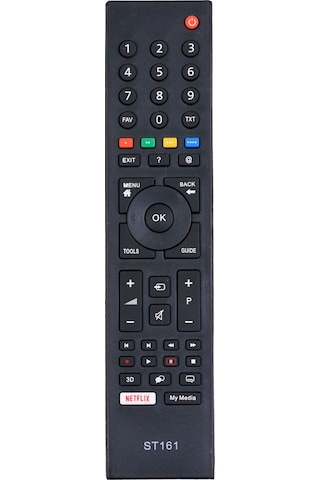 TUNEX Arçelik Uyumlu Grundig 3D Kumanda (Kk-0184 Mapp-1162 St-161) TNX-T-1026