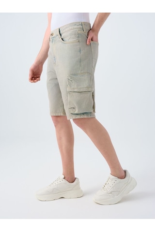 LOFT Baggy Fit Erkek Şort Lf2039635 Q1.v1 Denim