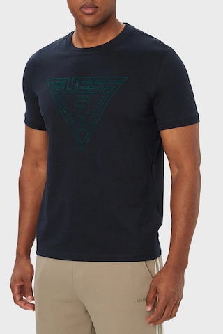 Guess Miken Pamuklu Regular Fit Bisiklet Yaka T Shirt Z6yı20k5016 Erkek T Shirt Z6yı20 K5016 A73l Lacivert-beyaz Lacivert - Beyaz