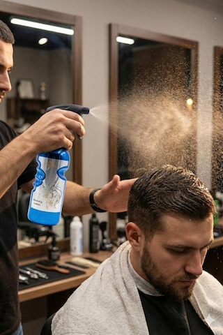 Point Lüks Fısfıslı Kuaför Berber Suluk 500 Ml Mavi 089