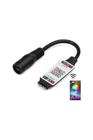 Bluetooth Ile Telefondan Rgb Şerit Led Kontrol Modülü Bluetooth Ile Telefondan Rgb Şerit Led Kontrol Modülü