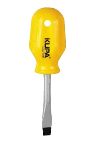 Kupa Küçük Topaç Tornavida Düz Uçlu 6.0 - 5 Cm.