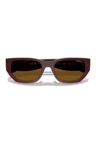 Vogue 0vo5586s 328483 - Komple Bordo Kadın Güneş Gözlüğü Bordo