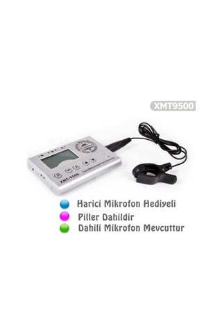 Extreme Xmt9500 Akort Aleti Ve Metronom Işıklı Ekran Çoklu Riti