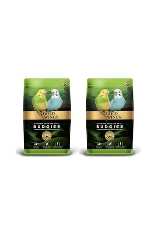 Gold Wings Premium Muhabbet Kuşu Yemi 1kg x 2 Adet