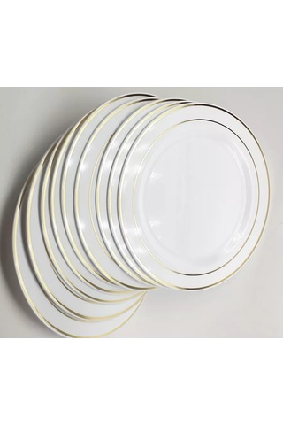 Klık-pıknık 10 Adet Plastik Tabak, 23 Cm. Tek Kullanımlık-çok Kullanımlık 177818446 100 adet
