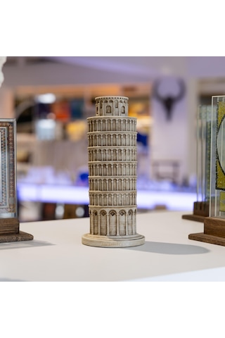 Pisa Kulesi Dekoratif Biblo