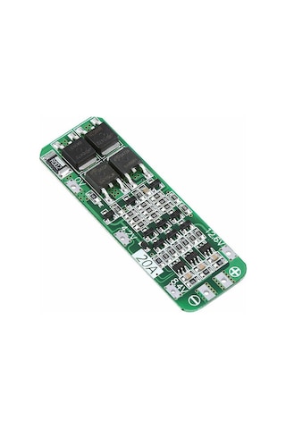 Alkatronik-Bms 3S 20A Bms Koruma Kartı Lityum Batarya 18650 Li-İon Lipo