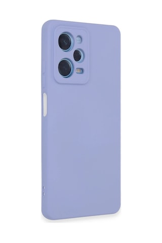 Newface - 589 - Xiaomi Redmi Note 12 Pro 5g Kılıf Nano İçi Kadife Silikon - Csmo-tex - - Lila