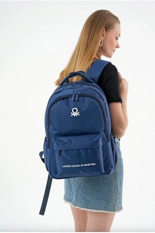 United Colors Of Benetton Unisex Sırt Çantası 20969 Lacivert