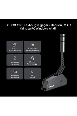 Hb S El Freni - 16bıt Hall Sensörlü Doğrusal Simülasyon El Freni