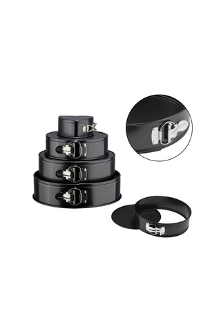 Sones 4'ü 1 Arada 4 İnç /7 İnç /9 İnç /10 İnç 1 Kalp Ve 3 Yuvarlak Pişirme Kabı Kek Kalıpları Fırın Tepsileri