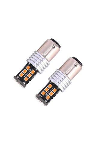 Createtech Smd Led Lambası, Kırmızı Işık Fren Dc Arka Araç Adet 3w 300lm 2835 2 12v 1157/bay15d Di