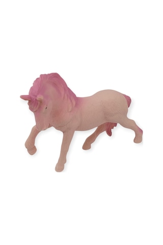 Çiftlik Hayvanları Serisi - Yarış Atı 12 Cm - Pembe Hayvan Figürü