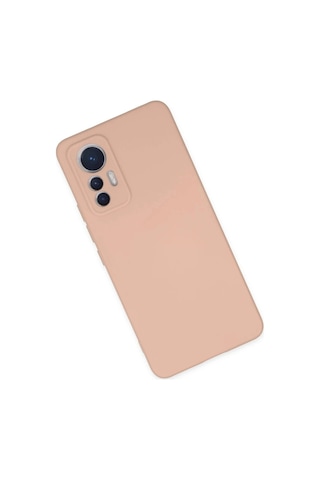 Durukar Mi 12 Lite Kılıf Nano İçi Kadife Silikon - Pudra