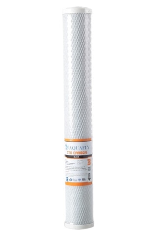 AQUA FLY 20 Inç Cto Karbon Filtre 51 cm Filtre Sanayi Tip Su Arıtma Filtresi