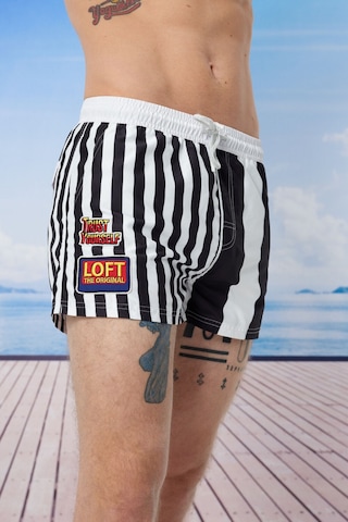 Loft Regular Fit Erkek Deniz Şortu Black/white