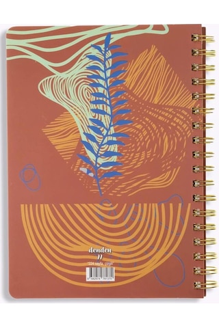 Denden Redactar Kırmızı 17x24 Çizgili Defter Çok Renkli