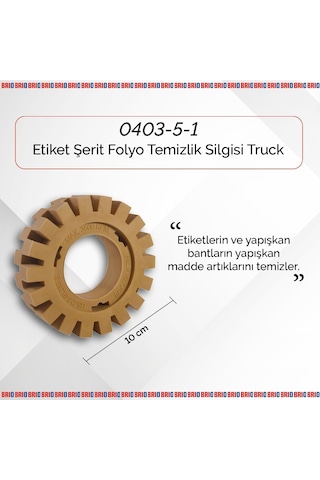 Brio Etiket Serit Folyo Temizlik Silgisi Truck
