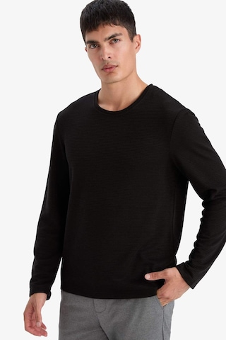 Defacto Slim Fit Dar Kesim Bisiklet Yaka Sweatshirt G2605ax25aubk81 Siyah-bk81