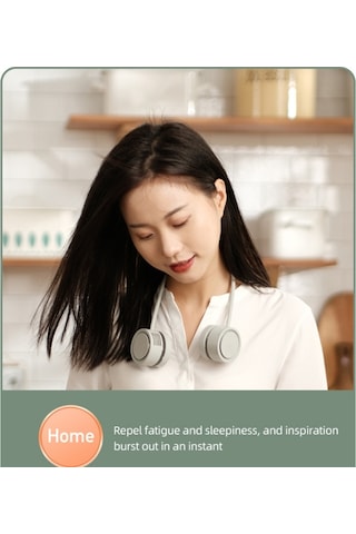 Dq209 Taşınabilir Asma Boyun Sessiz Aroma Difüzör Küçük Fan Kayısı