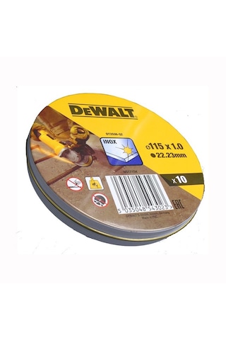 Dewalt Dt3506 115x1.0 Mm Inox Kesici Disk 10'lu