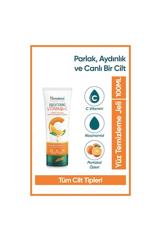 Himalaya Vitamin C Aydınlatıcı Portakal Özlü Yüz Temizleyici 100 ML + Serum 30 ML + Vitamin C Serum Krem 50 ML