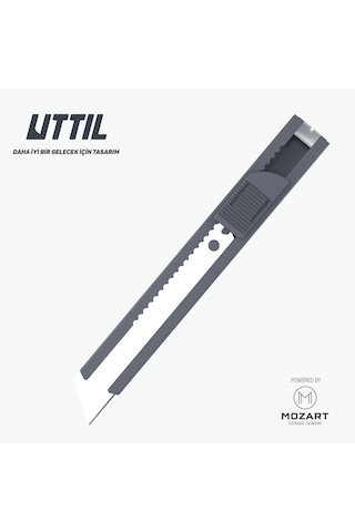 UTTIL Ptuk08-ns Cep Tipi Segmentsiz 18 Mm Metal Maket Bıçağı