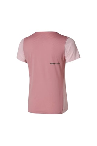 Mizuno Tech Light Kadın Kısa Kollu Tişört Pembe Çok Renkli