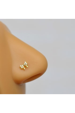 925 Ayar Gold Kaplama Kurdele Figürlü Hızma Sarı