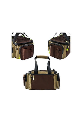 Fubelo Inventory Balıkçı Çantası Kahve 38x26x18cm