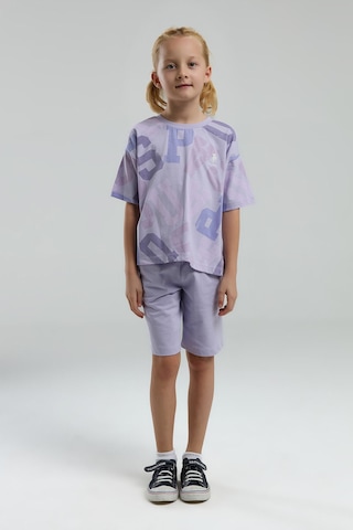 U.s. Polo Assn. Kız Çocuk Mor Bermuda Takım Us2085 Mor
