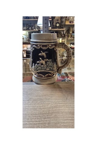 Vintage Alman Tarzı Seramik Bira Kupası