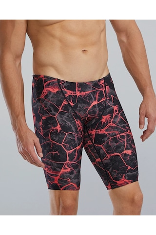 Tyr Durafast Elite Erkek Jammer Mayo - Synapse Kırmızı - Siyah