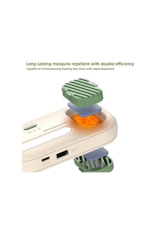 Elektrikli Taşınabilir Kablosuz Sivrisinek Kovucu Beyaz