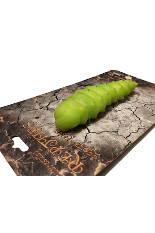 Calimera Toys Hayvan Figürleri Oyuncak Yeşil Dev Tırtıl Yumuşak Tırtıl