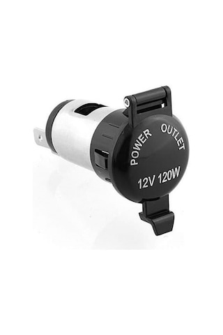 Oto Elektrik Alma Şarj Enerji Soketi Çakmak Fiş Yuvası 120W 12V N11.183