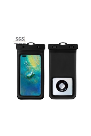 Mufunye Yeşil Büyük Boy Üniversal Su Geçirmez Telefon Çantası - Yüzme, Dalış, Spor İçin 99% Telefon Modeline Uygun, Pvc Malzemeyle Dayanıklı