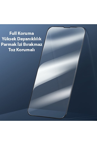 Baseus Apple Uyumlu iPhone 13 Pro Max 6.7 0.3mm Tempered Full-glass Cam Ekran