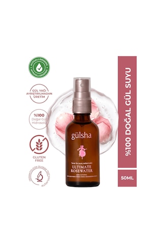 Gülsha Tam Gül Suyu 50 ML